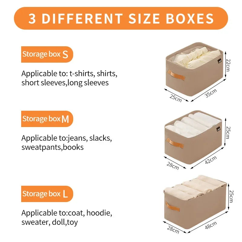 Organisateur de vêtements pour armoire pour pantalons, pulls et jeans