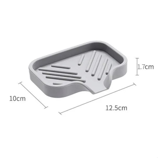 Organisateur d'évier en silicone — Support savon, éponge et brosse de cuisine
