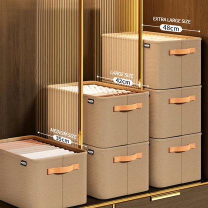Organisateur de vêtements pour armoire pour pantalons, pulls et jeans