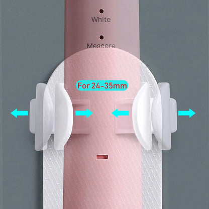 Support porte-brosse à dents électrique réglable avec base en silicone antidérapante