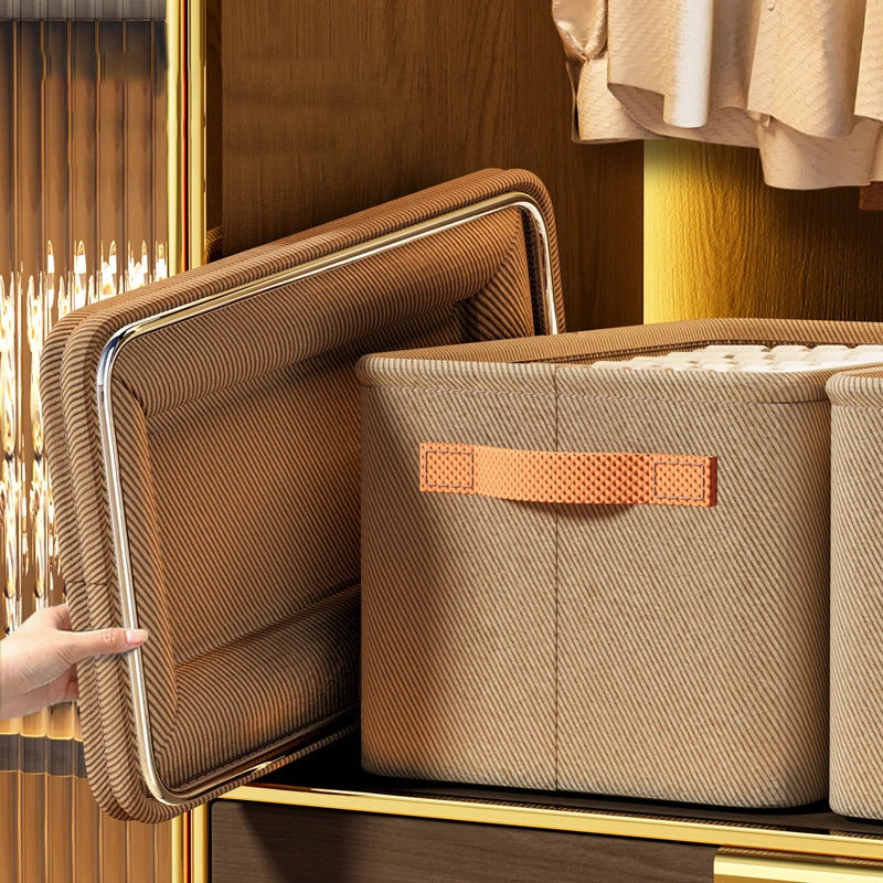 Organisateur de vêtements pour armoire pour pantalons, pulls et jeans