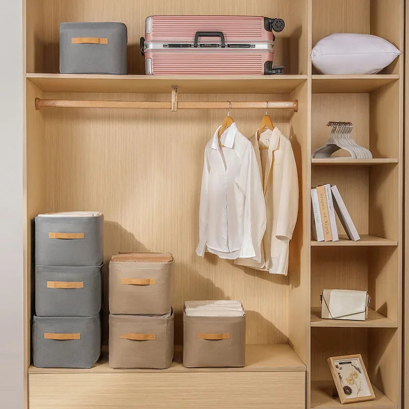Organisateur de vêtements pour armoire — Rangement pantalons, pulls et jeans