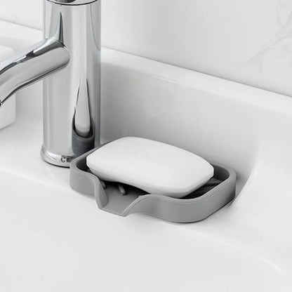 Organisateur d'évier en silicone — Support savon, éponge et brosse de cuisine