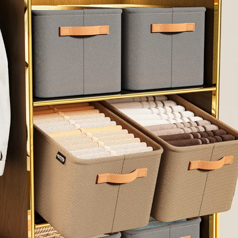 Organisateur de vêtements pour armoire pour pantalons, pulls et jeans