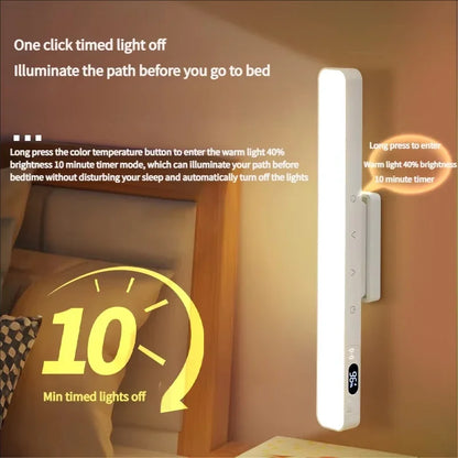 Lampe de table tactile magnétique rechargeable sans fil pour chevet et armoire