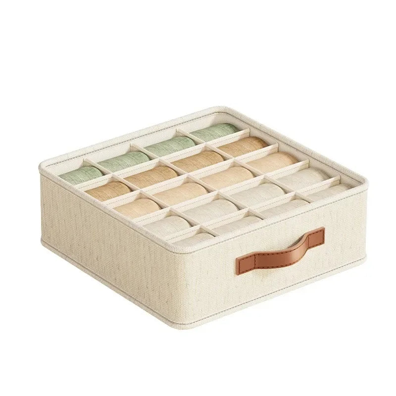 Organisateurs de tiroirs en tissu pliables pour sous-vêtements, chaussettes et soutiens-gorge