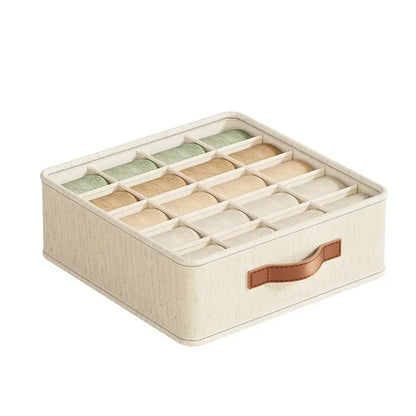Organisateurs de tiroirs en tissu pliables pour sous-vêtements, chaussettes et soutiens-gorge