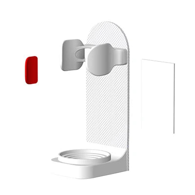 Support porte-brosse à dents électrique réglable — Base silicone antidérapante
