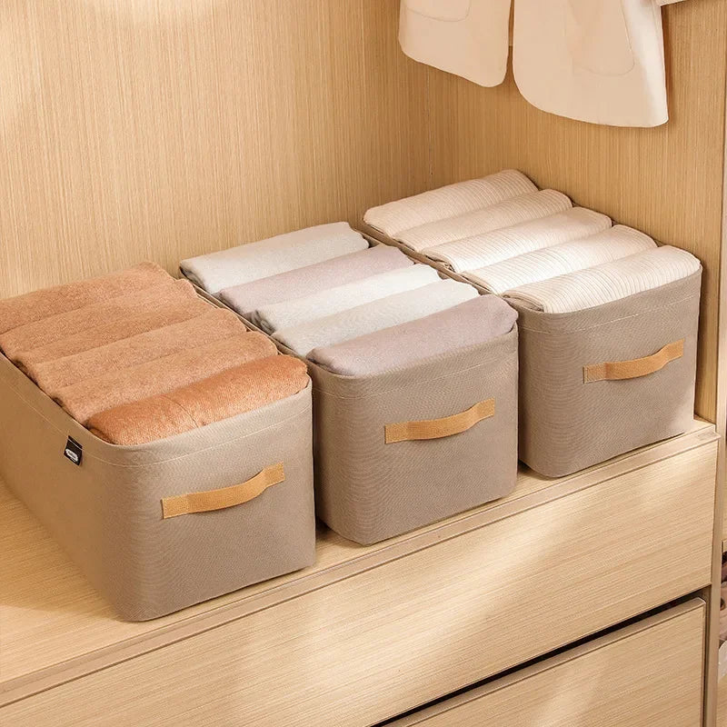 Organisateur de vêtements pour armoire — Rangement pantalons, pulls et jeans