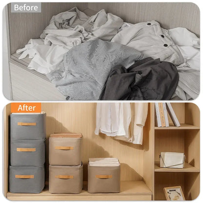 Organisateur de vêtements pour armoire — Rangement pantalons, pulls et jeans