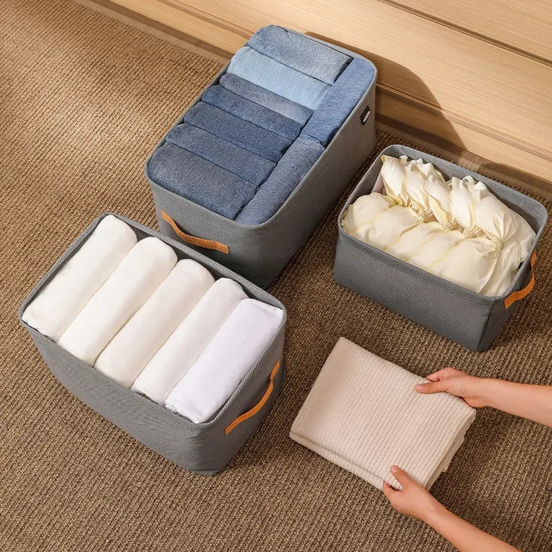 Organisateur de vêtements pour armoire — Rangement pantalons, pulls et jeans