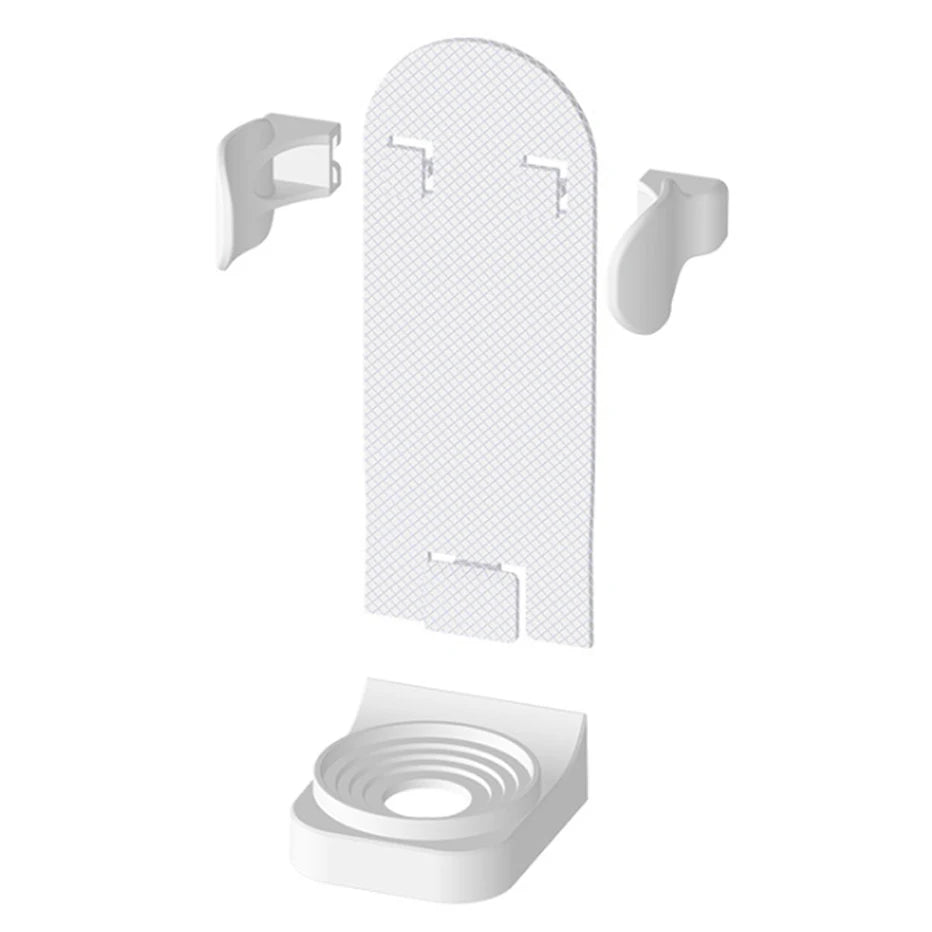 Support porte-brosse à dents électrique réglable — Base silicone antidérapante