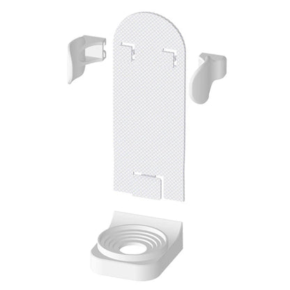 Support porte-brosse à dents électrique réglable — Base silicone antidérapante