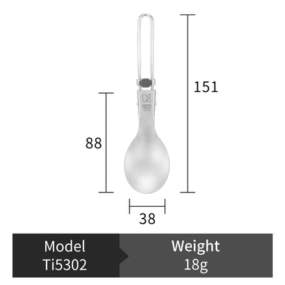 Couverts Pliables en Titane-5
